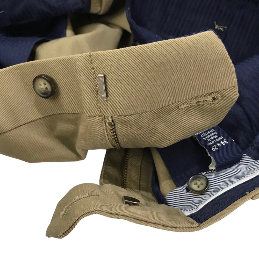 Croft & Barrow Classic Fit Pleated Khaki Casual Pants Size 34 NWT Office Casual - Picture 4 of 8
